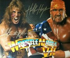 Hulk Hogan/ Ultimate Warrior Reprint, Fridge Magnet, or Glossy Decal    C179 picture