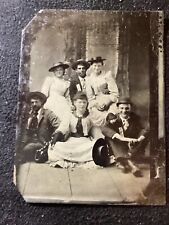 Antique Tintype Of Dave Rudabaugh & Friends Election Day picture