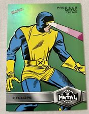 2020 Marvel Metal HS Cyclops Precious Metal Gems (green) 7/10 picture