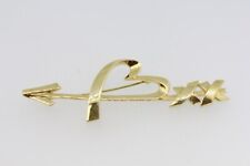 Tiffany & Co Paloma Picasso 18k Yellow Gold Graffiti Heart and Arrow (9588442-2) picture