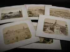 CHRISTIAN PAIER SIX ALBUMEN PHOTOGRAPHYS 1860 JERUSALEM *RAREST OF THE HOLY LAND picture