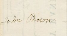 1857 John Brown Endorsement Signature on Verso of Syracuse City Bank Check(Rare) picture