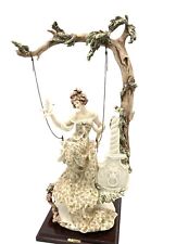 1985 Giuseppe Armani Beautiful Lady In Swing “LaScultura Di” 21” Limited Edition picture