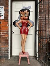Original Hand Carved Betty Boop Sculpture by Thierry Guetta 