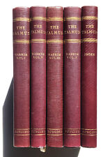 The Babylonian Talmud: Seder Nashim in Four Volumes (1936) + Index Volume (1952) picture