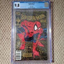 SPIDER-MAN #1 GOLD UPC 2ND PRINT WHITE PAGES WALMART CGC 9.8 picture