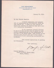DOUGLAS MACARTHUR - TYPED LETTER SIGNED 01/18/1935 picture