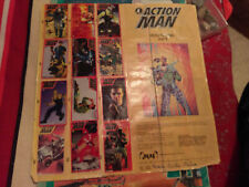 EXTREMLY Rare 1995 ACTION MAN Super Fighters GUM Album + 35 out of 36 stickers picture