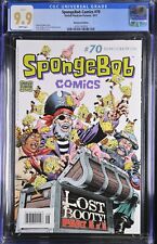 SPONGEBOB COMICS #70 Newsstand CGC 9.9 MINT White Pages Jerry Ordway Cover POP 1 picture