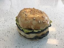 ceramic big Mac Hamburger Hand Made In 7th Grade1980 As A Joke And Won 1st Prize picture