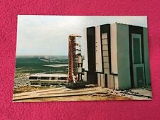 AVIATION vintage POSTCARD john f kennedy SPACE CENTER N.A.S.A. apollo SATURNV picture