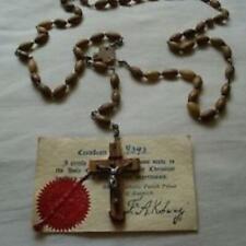 RARE CERTIFIED ROSARY BEADS FROM NAZARETH ISRAEL. IN PRISTINE CONDITION. picture
