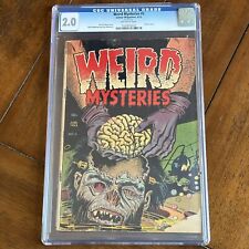 Weird Mysteries #5 (1953) - Golden Age Horror PCH Classic Cover - CGC 2.0 picture