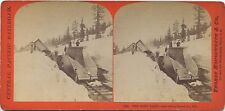 Thomas Houseworth & Co. # 1263 (1860's) The Snow Plow near Cisco, Placer County picture
