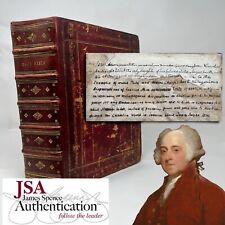 JOHN ADAMS * JSA * Autograph Family Bible Signed & Gifted to his Granddaughter picture