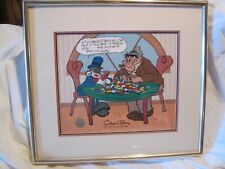 CHUCK JONES BUGS BUNNY TWO PAIR HARE 1994 FRAMED SIGNED LE HAND PAINTED CEL picture