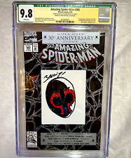 Amazing Spiderman #365 NO HOLOGRAM Error RARE CGC 9.8 WP SS Bagley Sign & Sketch picture