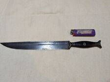 antique athame ritual dagger black handle gold sigils 666 999 knife  geomatria picture