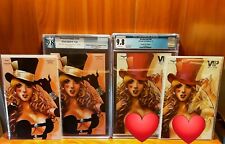 GFT Wonderland #44 Exclusive Valentines VIP Franchesco Raw & 9.8 Graded Set picture
