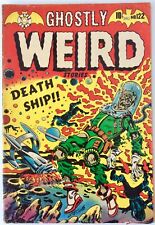 GHOSTLY WEIRD STORIES #122 VG 4.0 LB COLE GOLDEN AGE COMIC 1954 BLUE BOLT HORROR picture