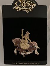 Disney Auctions Belle Princess Carousel Horse Pin LE 100 Beauty Beast HTF Rare picture