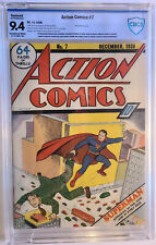 Action Comics #7 CBCS 9.4 (R) Siegel, Shuster, Guardineer, 2nd Superman Cover picture