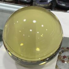 1pc Natural Citrine Ball Sphere Quartz Crystal Mineral Reike Healing 148mm F-1 picture