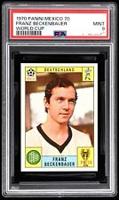 Franz Beckenbauer Rookie Panini Mexico 70 Italian Back -PSA 9 - POP 1 - No Higher picture