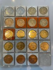 Krewe of REX Mardi Gras Doubloons Set of 19 w/Inaugural 1960 Year - 1978 picture