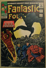 FANTASTIC FOUR# 52 Jul 1966 (8.5 VF+)1st Black Panther 1st Wakanda Kirby Art KEY picture