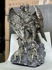 Graeme Anthony “THE LORD OF THE EAGLES - TO THE RESCUE” PEWTER SCULPTURE - #1/50 picture