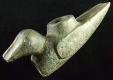 Exceptionally Fine 9 5/16 inch Tennessee Duck Effigy Pipe with Insight COA picture