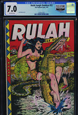 RULAH JUNGLE GODDESS #22 - CGC-7.0, OW - Fox - Kamen cover - Golden Age picture