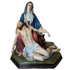 The PIETA Blessed Virgin Mary cradling Jesus Christ Catholic Statue Extra Large picture