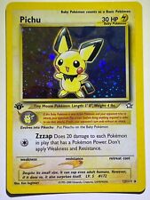 Pokémon Pichu 12/111 1st edition Original Owner opened 23 years ago & put up picture