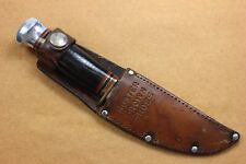 RARE - Early Marble's Gladstone, Mich. BUSTER BROWN HEALTH SHOES Knife w/ Sheath picture
