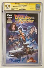 Back To The Future 1 CGC 9.9 4X Cast Signed Campbell Variant Michael J Fox Lloyd picture