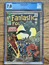 Fantastic Four #52 Marvel 1966 CGC 7.0 WP 1st Appearance Black Panther MCU picture