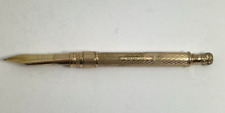 Vintage John Holland CIN 0 No.6 Pat Feb 19.67 Gold Plated Fountain Pen & Pencil picture