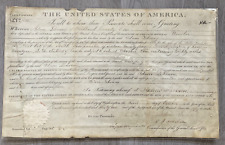 1831  Land Grant SECRETARIAL SIGNATURE Andrew Jackson WOOSTER OHIO picture
