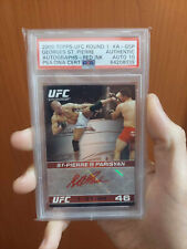 2009 Topps UFC Round 1 Georges St Pierre 1st Auto Card RED INK /25 picture