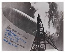 Hindenburg Survivors Signed 8