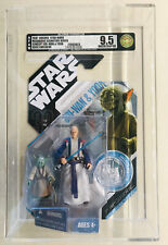Star Wars SDCC Exclusive McQuarrie Concept Obi-Wan & Yoda +Coin AFA U9.5 (2007) picture