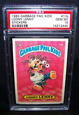 GPK 1985 1st Series #17b Loony LENNY - Matte, Very RARE 1*, OS1, PSA 10 GEM MINT picture