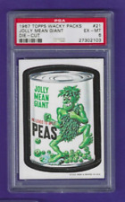 WACKY PACKAGES 1967 DIE CUT # 21 JOLLY MEAN GIANT PSA 6 CROWN JEWEL VARIATION picture
