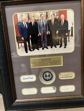 Ronald Reagan, George Bush, Jimmy Carter, Gerald FORD, Richard Nixon Signature picture