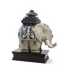 Lladro Siamese Elephant Sculpture. Limited Edition 01001937  picture