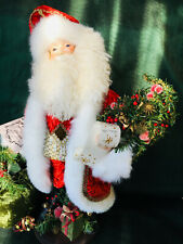 NEW Forever Christmas Chelsea Fair SANTA'S LIST RARE Ltd Ed Holiday Decor Figure picture