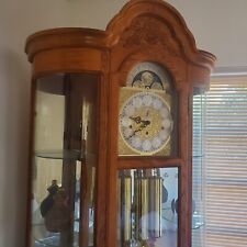 RARE Howard Miller Grandfather Clock Model 610-715 Gold World Map Bill Nye Feat picture