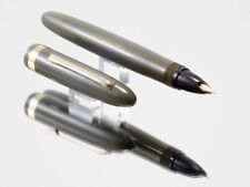 OMAS EXTRA 361T EARLY VERSION OVERSIZE DOVE GRAY CELLULOID  14K DOUBLE SIDE NIB picture